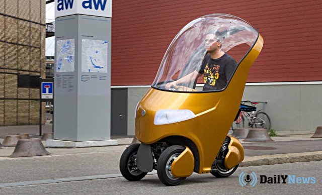 Минимобиль Bicar — гибрид скутера, велосипеда и электроавтомобиля