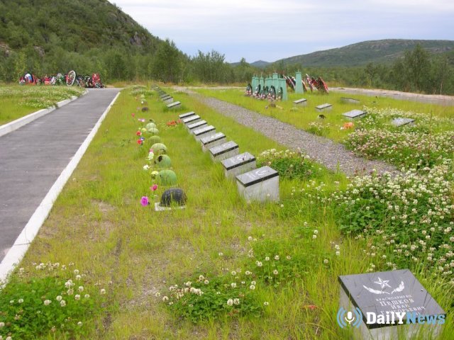 В Районе Мурманска прошли работы по захоронению останков советских солдат