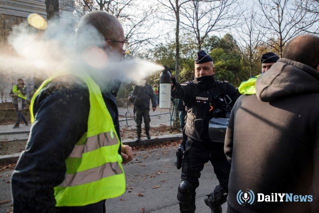 В Париже задержаны более 250 человек из числа "желтых жилетов"