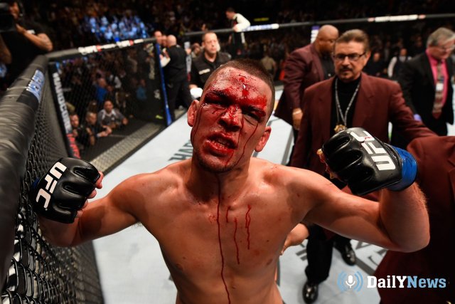 Американский боец UFC Нэйт Диас оскорбил Хабиба Нурмагомедова