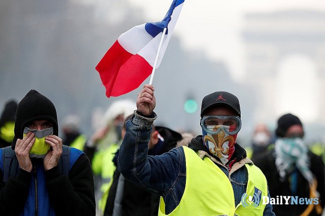 В Париже планируется очередная акция протеста «желтых жилетов»