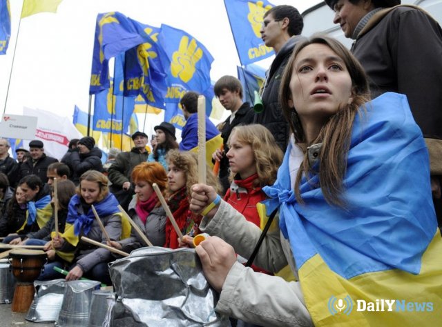 На Украине состоялся митинг