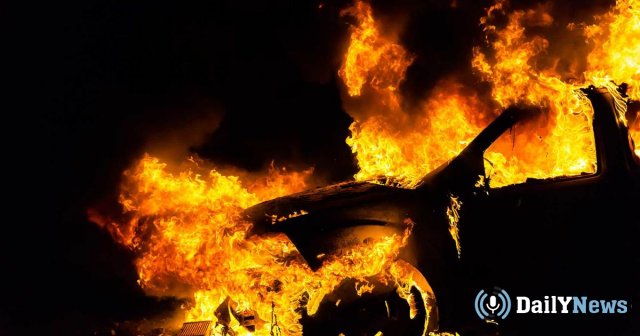 Почти одновременно в Калининграде сгорели две иномарки