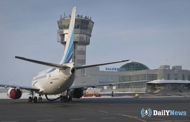 Аэропорт в Салехарде на Ямале прекратил работу из-за снегопада