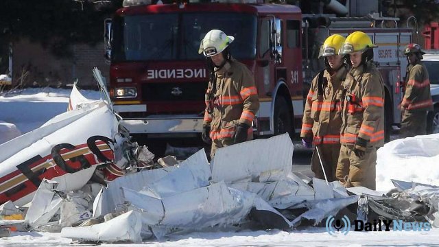 Частный самолет рухнул в Канаде