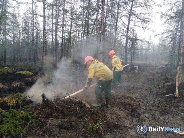 От тушения 13 лесных пожаров отказались в Якутии
