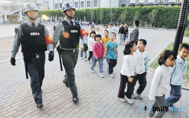Чрезвычайное происшествие зафиксировано в детском саду Китая