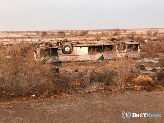 8 человек погибли в крупном ДТП в Казахстане