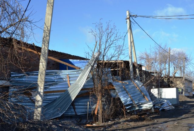 Устранением последствий урагана занимаются в Омской области