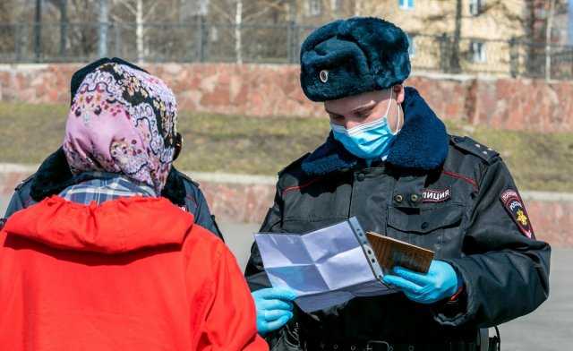 В Москве оштрафовали нарушителей самоизоляции