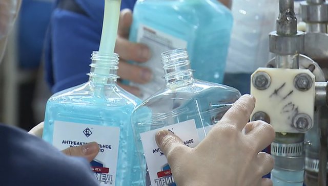 В Севастополе началось производство антисептиков