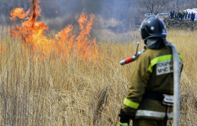 Режим чрезвычайной пожарной опасности объявлен в Ростовской области