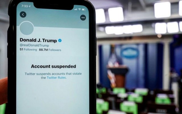 Блокировка аккаунта Трампа привела к падению акций  Twitter