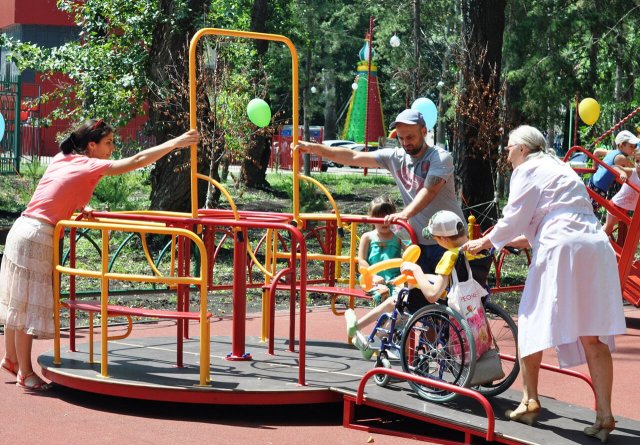Площадка для детей-инвалидов будет оборудована в Липецке