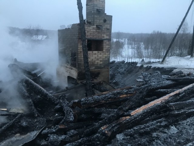 Несовершеннолетняя погибла в Томской области во время пожара