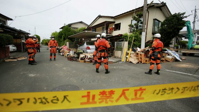 Более 10 человек пострадали в результате землетрясения в Японии