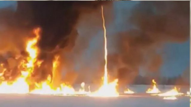 Сотрудники администрации ХМАО сообщили о причинах возгорания у реки Обь
