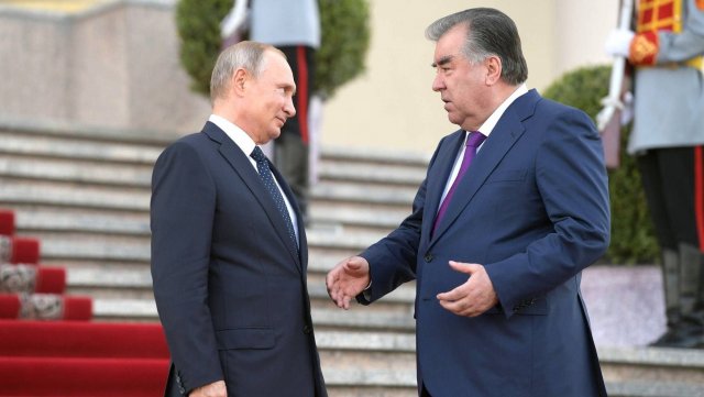 Владимир Путин выразил благодарность лидеру Таджикистана за состоявшийся визит