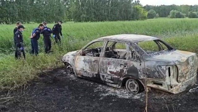 Проверка проводится на Алтае по факту обнаружения тела полицейского и его сгоревшего автомобиля