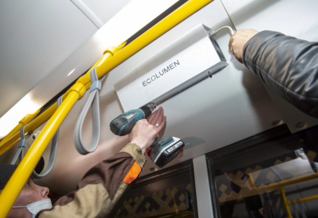 В автобусах Новокуйбышевска будут установлены обеззараживатели воздуха