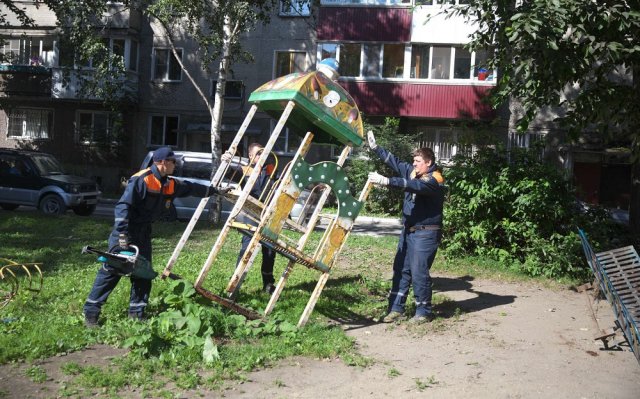 В Петрозаводске будут демонтированы 7 опасных детских площадок