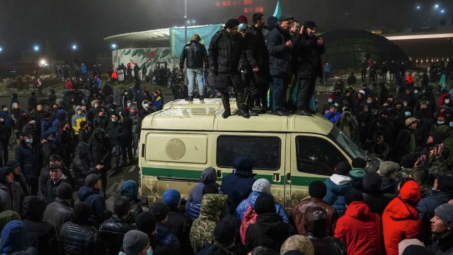В казахстанском городе Шымкент после протестов задержаны более 2,5 тыс. человек