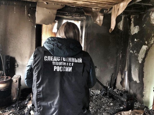 Дети погибли во время пожара в Новгородской области