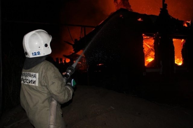 В Астраханской области в результате пожара скончался пенсионер