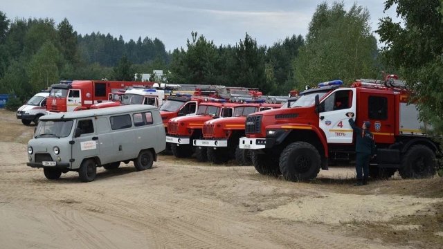 На территории двух пунктов Рязанской области объявлена эвакуация из-за пожаров