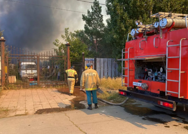 В результате пожара в жилом доме Орска произошёл пожар