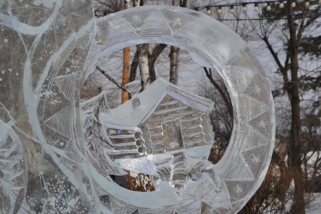 В Хабаровске проводится конкурс ледяных скульптур