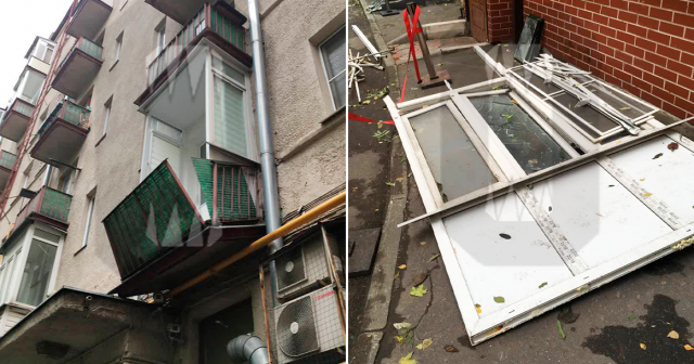 В результате обрушения балкона в Астрахани пострадала женщина