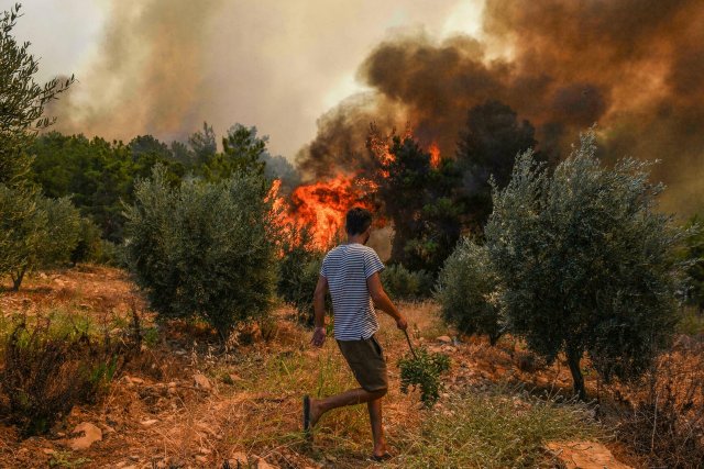 Десять заводов охвачены массовым пожаром на западе Турции