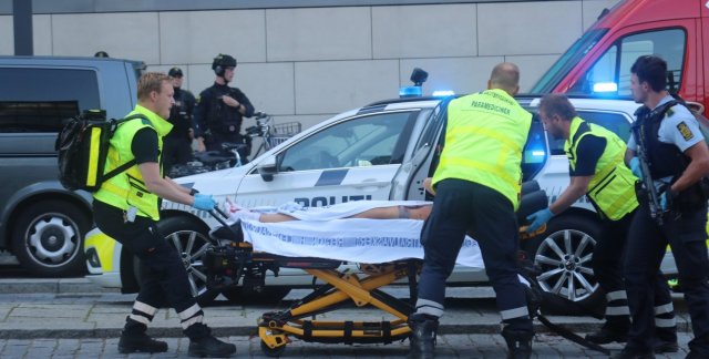 В результате стрельбы в Копенгагене один человек погиб и четверо получили ранения