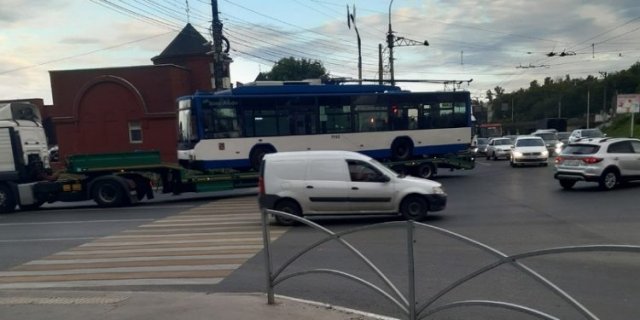 Подержанные троллейбусы из Санкт-Петербурга были отправлены в Рязань