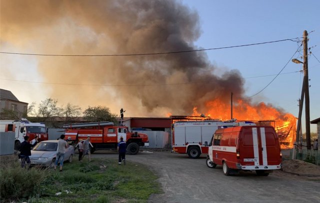 В Оренбургской области скончалась местная жительница во время пожара