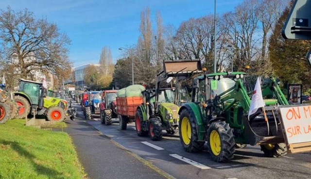 Фермеры во Франции вышли на акции протеста