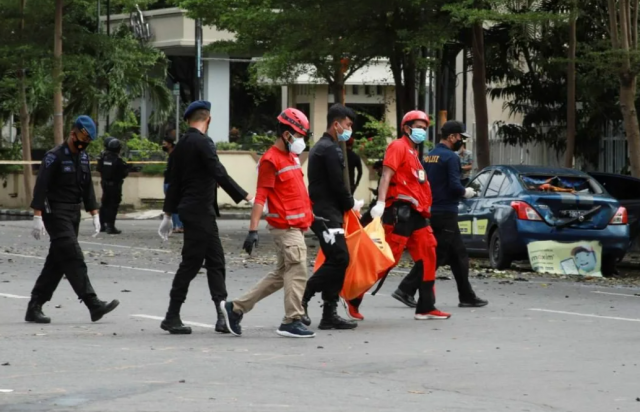 В Индонезии в результате взрыва пострадали несколько человек