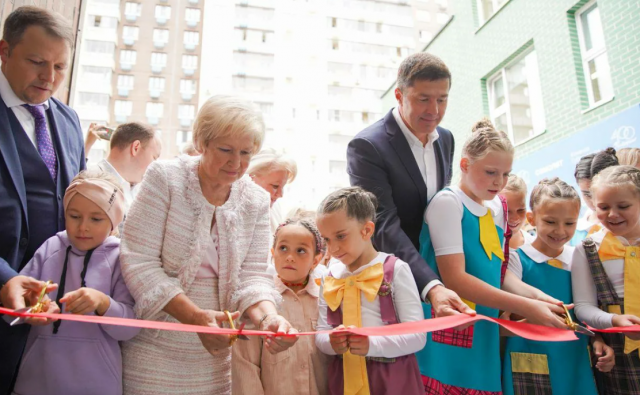 Новый детский сад открылся в Люберцах в Подмосковье