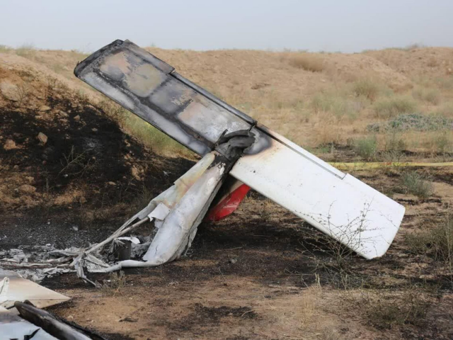 В Турции разбился учебно-тренировочный самолёт