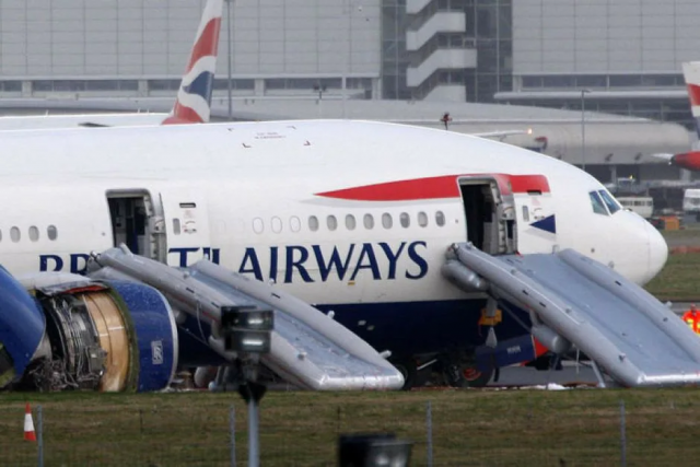 Экстренную посадку совершил самолёт British Airways из-за задымления