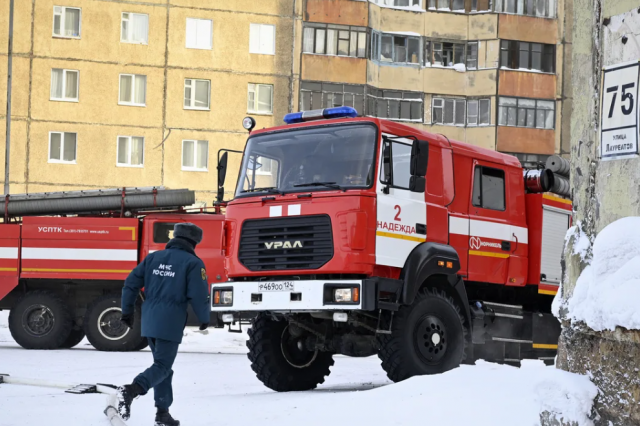 Сотрудники МЧС во время пожара в Норильске спасли несколько десятков животных