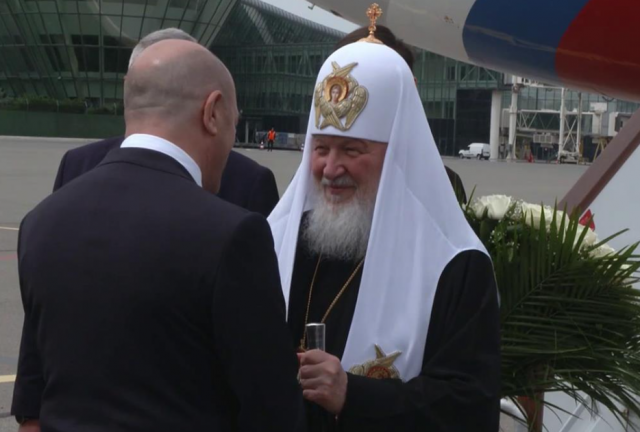 Патриарх Кирилл прибыл с визитом в Баку