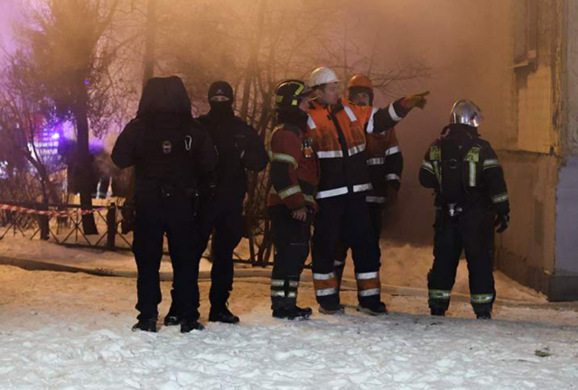 Женщина подожгла пункт гуманитарной помощи в Санкт-Петербурге