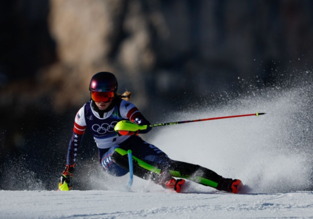 Микаэла Шиффрин завоевала третье олимпийское золото