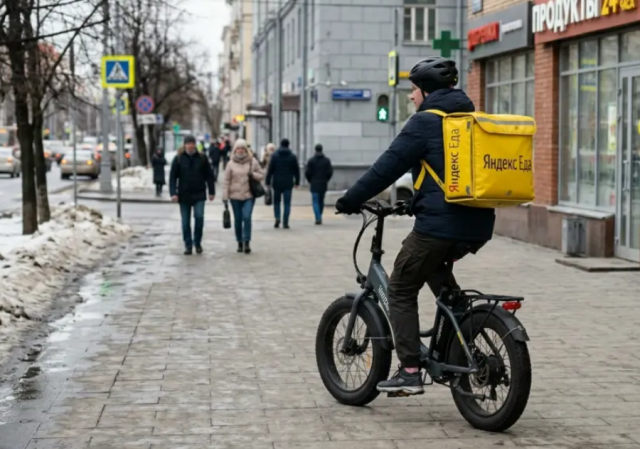 В Москве курьер на электровелосипеде наехал на ребенка