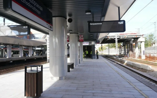 На станции Железнодорожная в Балашихе открыли третью платформу