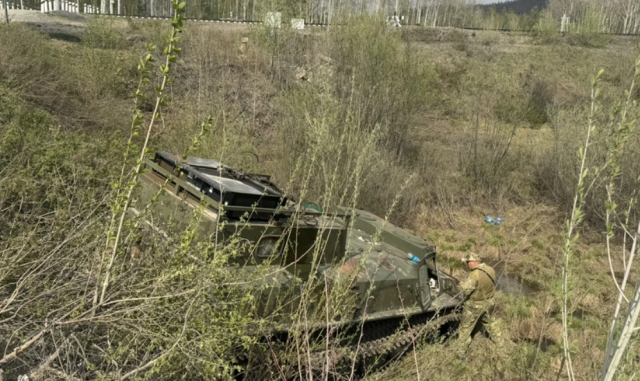 В Хабаровском крае произошло ДТП с охранным вездеходом
