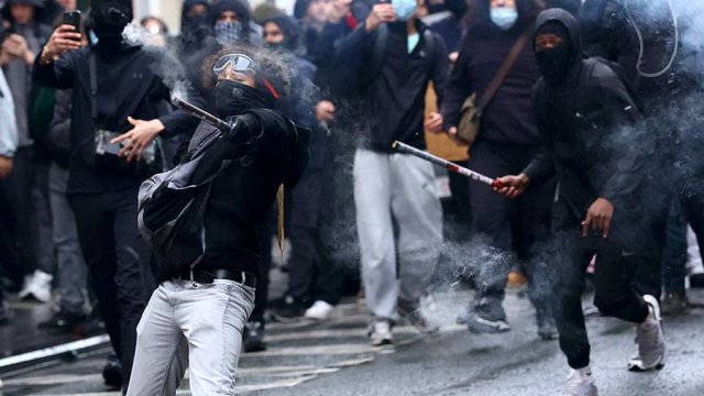 В Брюсселе прошла массовая акция школьников и студентов против сокращения финансирования образования